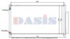 AKS DASIS 102036N Condenser, air conditioning